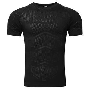 Compression Athletic Fitness Shirt Base Layer Top Sports Gym Tight